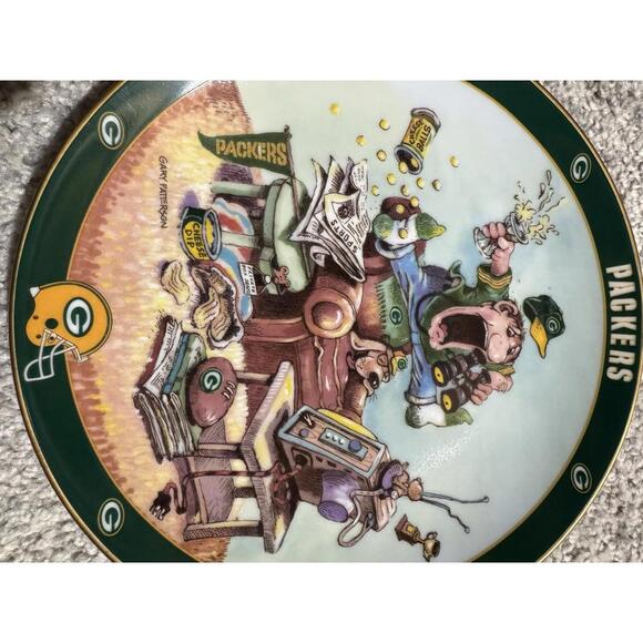 Green Bay Packers Collectible Plate The Ultimate Packers Fan by Gary Patterson - Picture 8 of 9